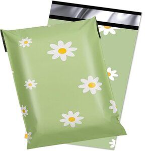 20 Pc Floral Design Poly Mailers - 6" x 9"